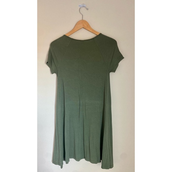 Old Navy T-Shirt Dress Green - Picture 2 of 4